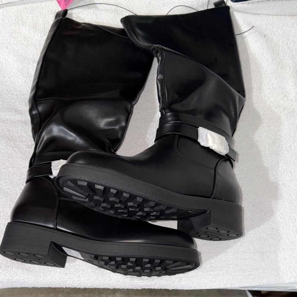 Olivia Miller Black Combat Boots